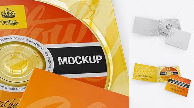 6304+ Open Digipak with Booklet PSD Mockup Top View Easy-to-Edit Photoshop Freebie