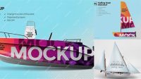 6306+ Mockup Boat Download Free PSD