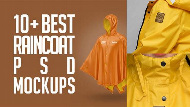 6306+ Raincoat Mockup For Free Download