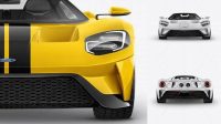 6311+ Ford GT II PSD Mockup Side View Creative Free Photoshop Template