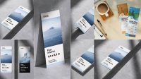 6311+ Free Rack Card Mockup High-Quality Editable PSD