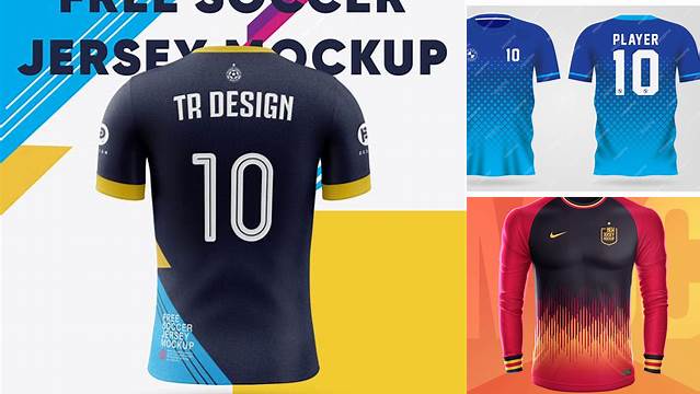 6311+ Mockup De Camisetas De Futbol Premium Design Freebie