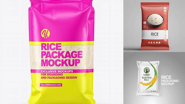 6312+ Rice Packet Mockup Best for Showcase