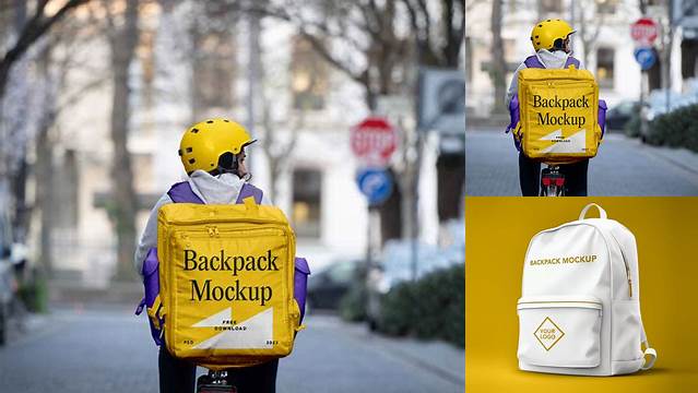 6314+ Delivery Backpack Mockup Free Photoshop Resource Free