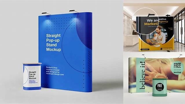 6314+ Mockup Pop Up Store Stylish Free PSD