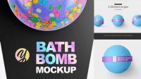 6316+ Bath Bomb Mockup Free Smart PNG Image