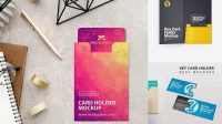 6318+ Key Card Holder PSD Mockup Elegant Photoshop Mockup