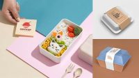 6320+ Bento Box Mockup Advanced Editable Template Free