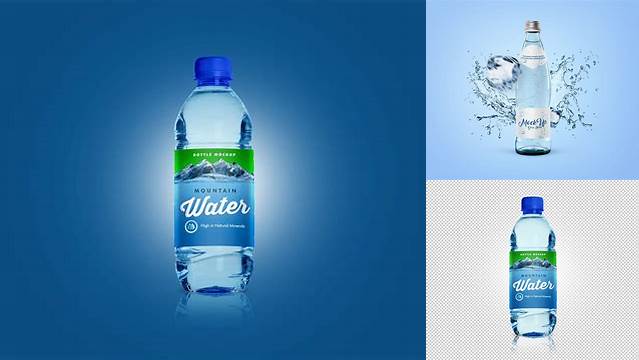 633+ Water Bottle Mockup Free Download Easy Editable