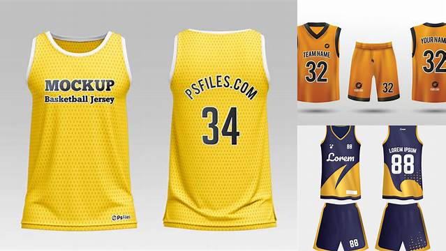 6330+ Basketball Uniform Mockup Free Download Easy Editable