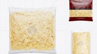 6335+ Plastic Bag with Shredded Cheese PSD Mockup Customizable PSD Templates