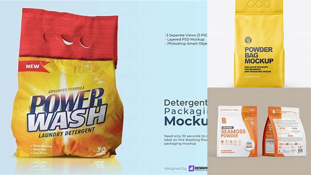 6339+ Powder Bag Mockup Include TIFF