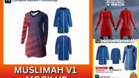 6341+ Mockup Baju Muslimah Include TIFF