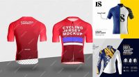 6345+ Mockup Cycling Jersey Layered Photoshop Template