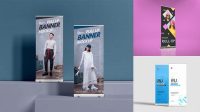 6348+ Pull Up Banner Mockup Customizable PSD Templates