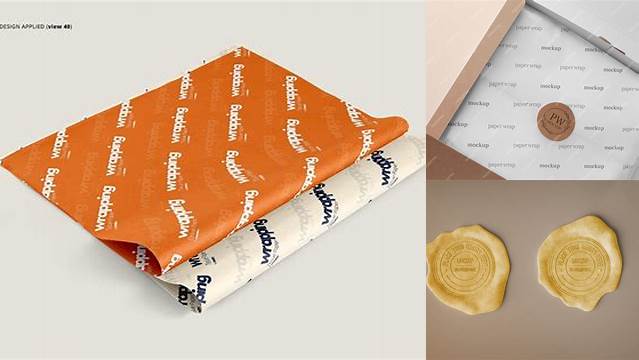 6353+ Wax Paper Mockup Advanced Editable PSD