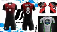 6357+ Mentahan Desain Jersey Editable Mockup PSD