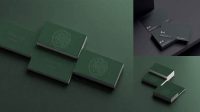 6358+ Embossed Business Card Mockup Free PSD