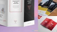 6359+ Two Brochures PSD Mockup Free PSD for Creatives