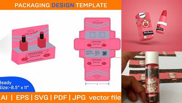 636+ Lip Tint Packaging Layout High Resolution