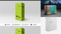 6366+ Matte Box PSD Mockup High-Angle Shot Advanced Photoshop Template