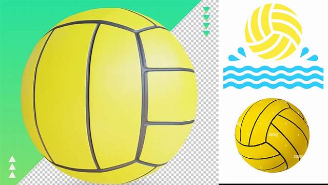 6368+ Water Polo Ball PSD Mockup Front View Exclusive Digital PSD Resource