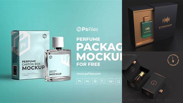 6372+ Perfume Box Mockup For Free Download