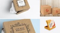 6377+ Subscription Box Mockup High-Quality PSD