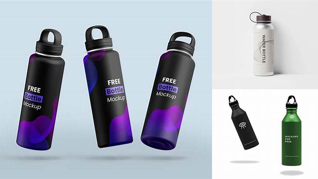 6378+ Metallic Bottle With Water PSD Mockup Download Free