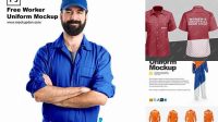 6378+ Work Uniform Mockup Free Advanced Photoshop Template