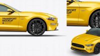 6379+ Mustang GT PSD Mockup Side view Unique High-Resolution Design Freebie