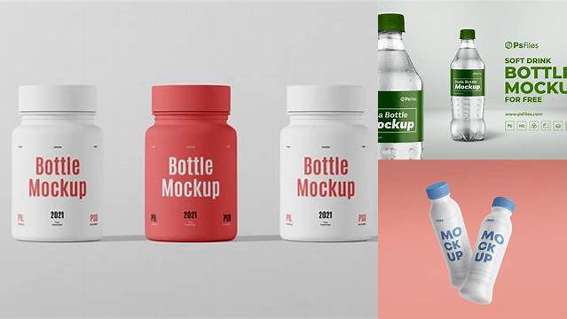 638+ Green Plastic Bottle PSD Mockup Unique Free Photoshop Files