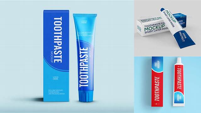 638+ Toothpaste Box Mockup Free Download Exclusive Free Photoshop Asset