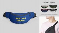 638+ Waist Bag Mockup Easy Editable