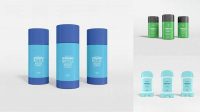 6381+ Glossy Plastic Deodorant PSD Mockup High-Angle Shot Layered PSD File Free Download