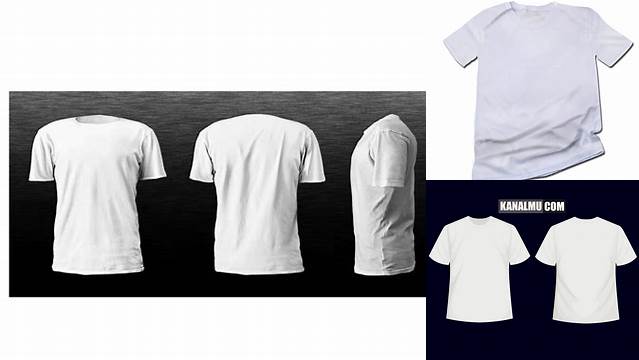 6381+ Mockup Kaos Polos Putih Depan Belakang PSD for Free