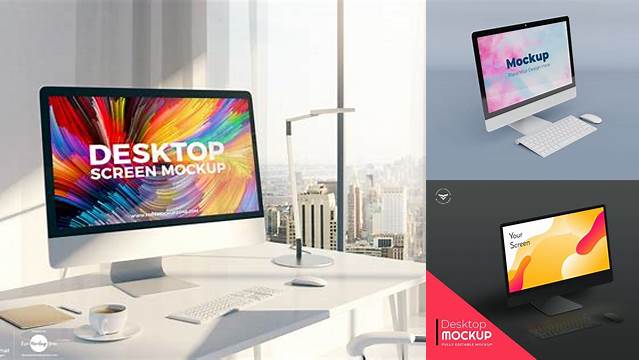 6383+ Free Desktop Mockup Customizable PSD Templates