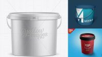 6386+ 2.5L Plastic Bucket PSD Mockup Creative Photoshop Resources