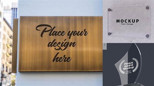 6388+ Plaque Mockup PSD File for Designers