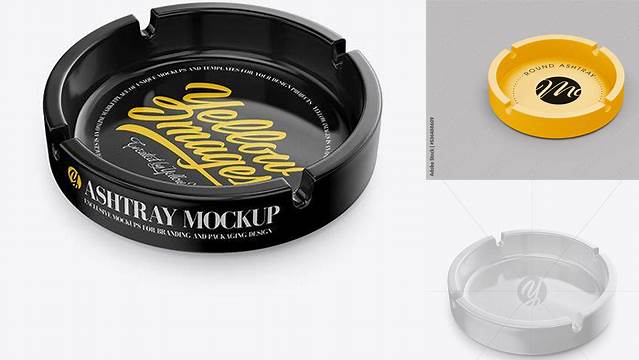 6398+ Ashtray Mockup Free Fully Editable PSD Template