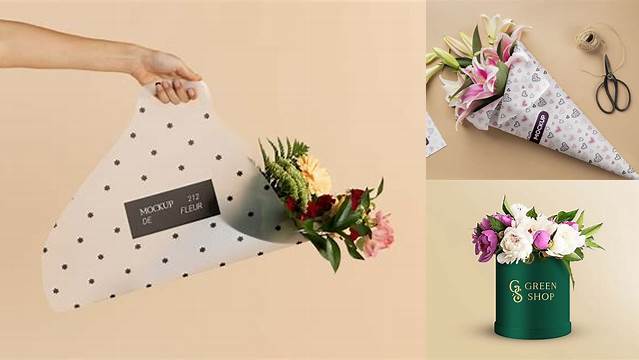 6399+ Flower Packaging Mockup Free Premium Mockup Freebie