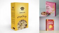 6415+ Cereal Box Mockup Free Download Elegant and Stylish Free PSD