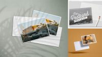 6416+ Postcards Mockup Include TIFF