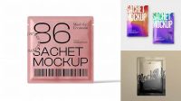 6416+ Sachet Mockup For Free Download