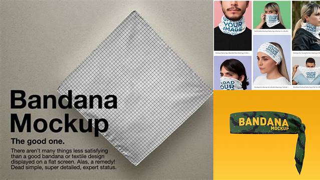 6419+ Bandana Mockup Free Photoshop Mockup Design