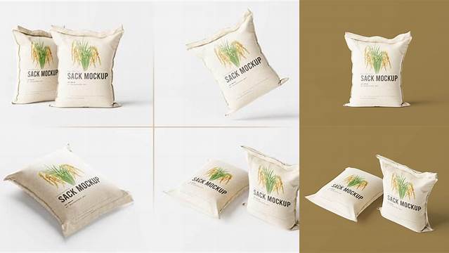 6419+ Rice Sack Mockup Psd Free Download Easy Editable