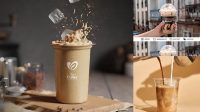 643+ Ice Coffee Cup Mockup Download Free