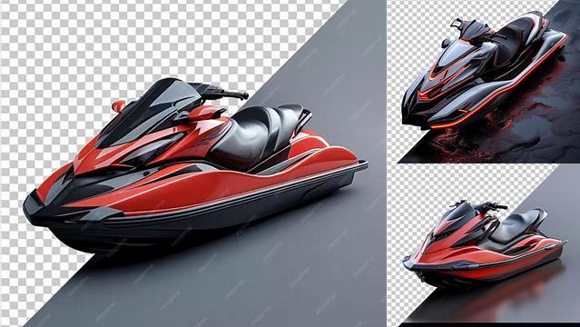 6445+ Jet Ski PSD Mockup Side View PSD Download