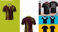 6445+ Template Jersey Polos PSD Download