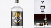 6449+ Glass Vodka Bottle PSD Mockup Custom Graphic Resource Free Download